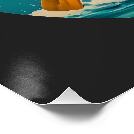 Mijn hele leven is sup paddle board surfen perfect poster (Hoek)