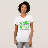 Mijn helm is mijn engel-spierdystrofie t-shirt (Voorkant volledig)