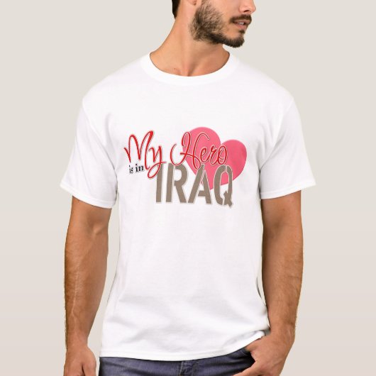 Mijn helo is in Irak T-shirt (Voorkant)