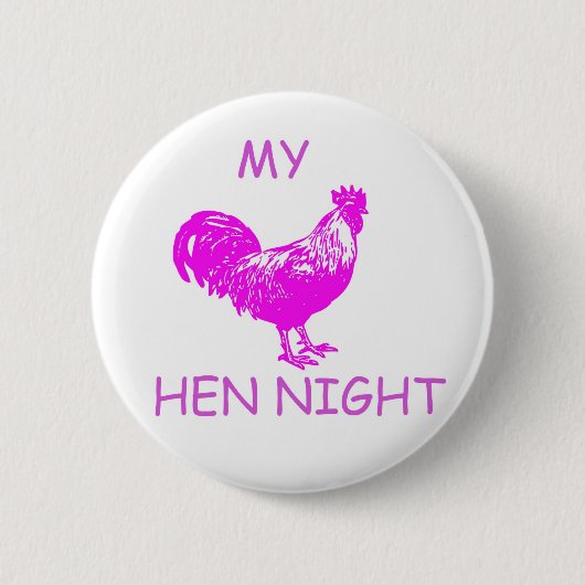 MIJN HEN NACHT BUTTON (Voorkant)