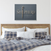 MIJN HERDER | Psalm 23:1 Christelijk Canvas Afdruk (Insitu (Slaapkamer))