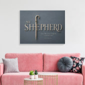 MIJN HERDER | Psalm 23:1 Christelijk Canvas Afdruk (Insitu (Woonkamer))