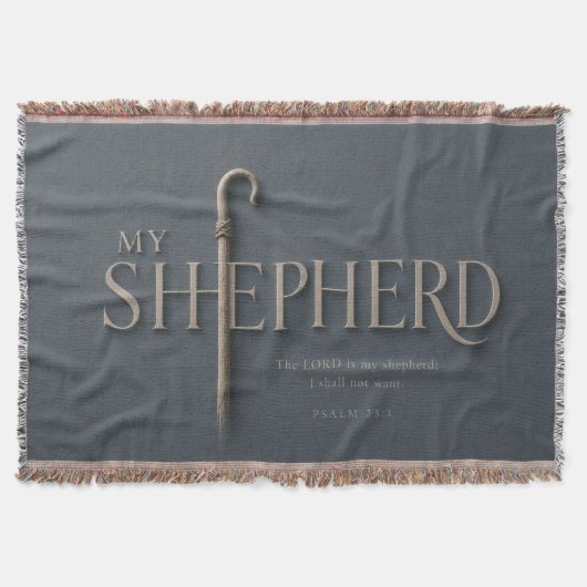 MIJN HERDER | Psalm 23:1 Christelijk Deken (Voorkant)