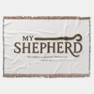 MIJN HERDER | Pure White | Psalm 23:1 Deken