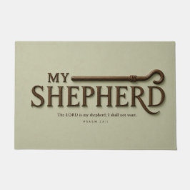 MIJN HERDER | Zachte Salie | Psalm 23:1 Christelij Deurmat
