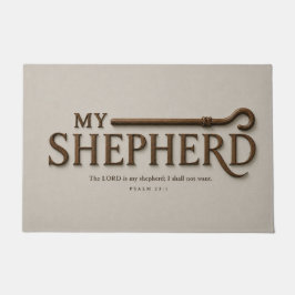 MIJN HERDER | Zachte Steen | Psalm 23:1 Christelij Deurmat