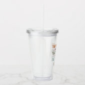 Mijn Herfst kaarsen halen Acryl Drinkbeker (Rechts)