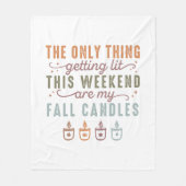 Mijn Herfst kaarsen halen Fleece Deken (Voorkant)