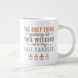 Mijn Herfst kaarsen halen Grote Koffiekop
