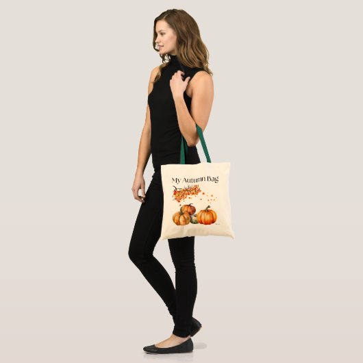 Mijn herfsttas tote bag (Voorkant (model))