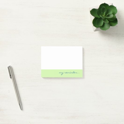 Mijn herinnering groene rand post-it® notes (Kantoor)