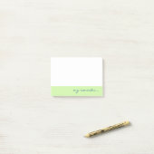 Mijn herinnering groene rand post-it® notes (Op bureau)
