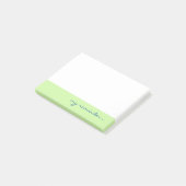 Mijn herinnering groene rand post-it® notes (Schuin)