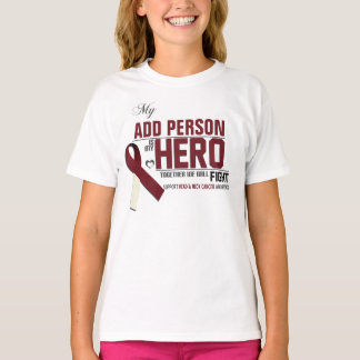 MIJN HERO aanpassen:  Hoofd- en nekkanker T-shirt