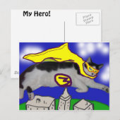 Mijn Hero Cat Briefkaart (Voorkant / Achterkant)
