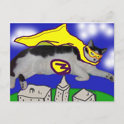 Mijn Hero Cat Briefkaart (Voorkant)