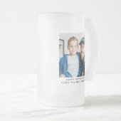 Mijn Hero draagt een badge-politievader Matglas Bierpul (Voorkant rechts)