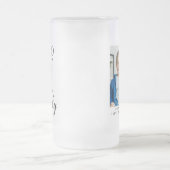 Mijn Hero draagt een badge-politievader Matglas Bierpul (Center)