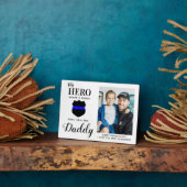 Mijn Hero draagt een foto van de vaders van een ba Fotoplaat (Zijkant)