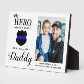 Mijn Hero draagt een foto van de vaders van een ba Fotoplaat (Zijkant)