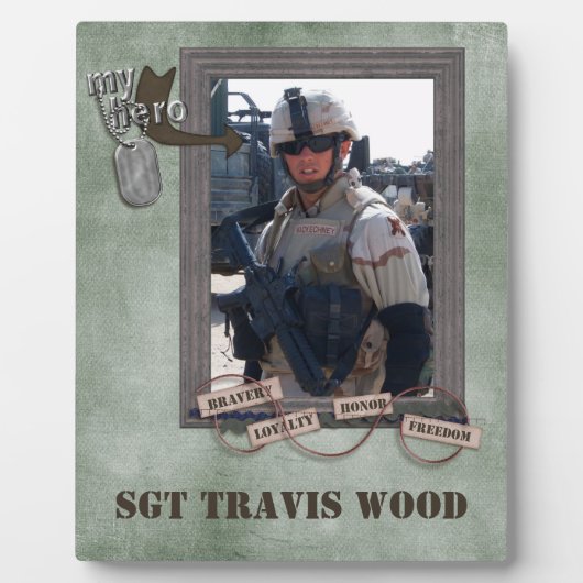 Mijn Hero Fotoplaat (Voorkant)