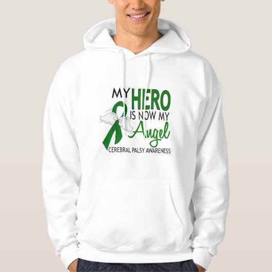 Mijn Hero is mijn Angel Cerebral Palsy Hoodie (Voorkant)