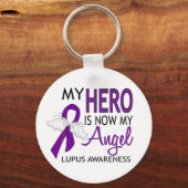 Mijn Hero is mijn Angel Lupus Sleutelhanger (Voorkant)