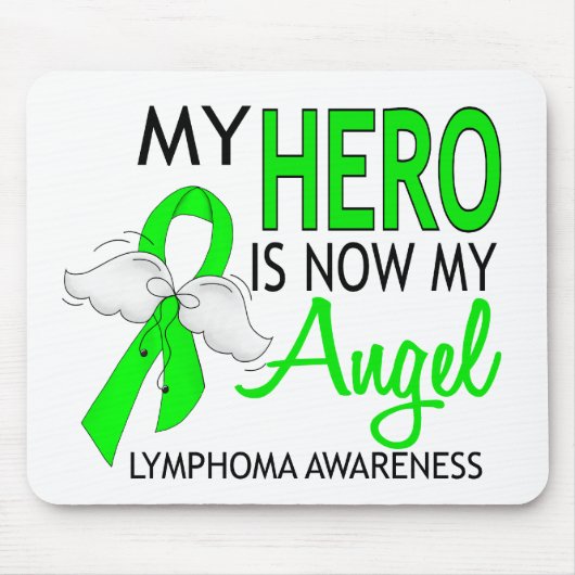 Mijn Hero is mijn Angel Lymphoma Muismat (Voorkant)