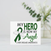 Mijn Hero is mijn engel leverziekte Briefkaart (Staand voorkant)