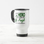 Mijn Hero is mijn engel leverziekte Reisbeker (Voorkant links)
