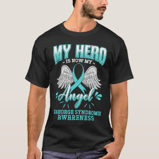 Mijn Hero is nu mijn Angel Digeorge Syndroom Aware T-shirt