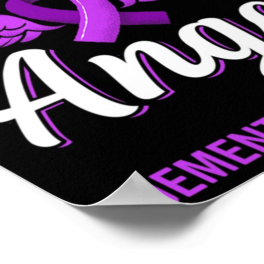 Mijn Hero is nu mijn enenendementie Alzheim Poster (Hoek)