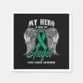 Mijn Hero is nu mijn enenenenziekte-bewustzijn Servet (Voorkant)
