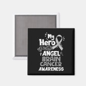 Mijn Hero is nu mijn enengel-hersenkankerbewuster Magneet (Voorkant / Achterkant)