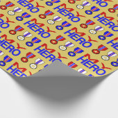 MIJN HERO met Service Medals Wrapping Paper Cadeaupapier (Hoek)
