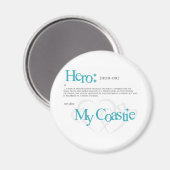 Mijn Hero, mijn Coastie Magneet (Voorkant / Achterkant)