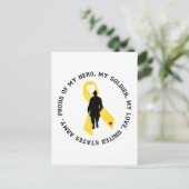 Mijn Hero, mijn soldaat, mijn liefde Briefkaart (Staand voorkant)