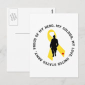 Mijn Hero, mijn soldaat, mijn liefde Briefkaart (Voorkant / Achterkant)