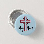Mijn Hero Ronde Button 3,2 Cm (Voorkant /achterkant)