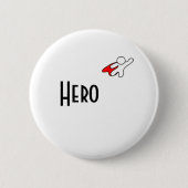 MIJN HERO RONDE BUTTON 5,7 CM (Voorkant)