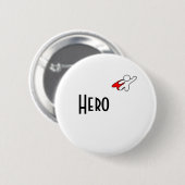MIJN HERO RONDE BUTTON 5,7 CM (Voorkant /achterkant)