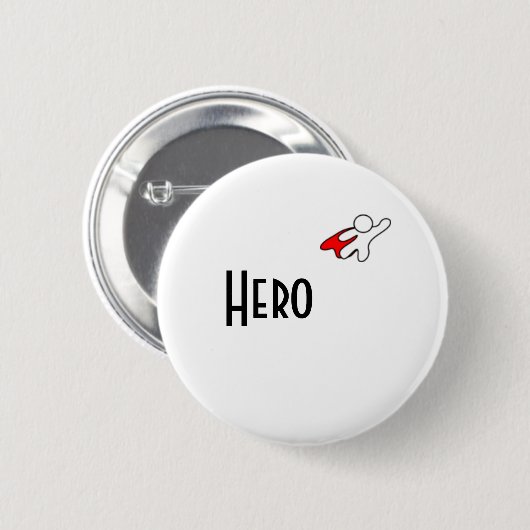 MIJN HERO RONDE BUTTON 5,7 CM (Voorkant /achterkant)