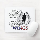 Mijn Hero Wears Angel Wings Muismat (Met muis)
