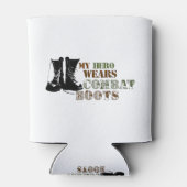 Mijn Hero Wears Combat Boots Blikjeskoeler (Achterkant)