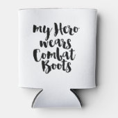 Mijn Hero Wears Combat Boots Blikjeskoeler (Voorkant)