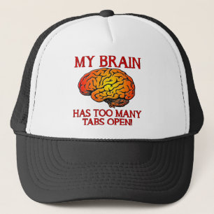 Mijn Hersenen Hebben Te Veel Tabbladen Geopend Gra Trucker Pet