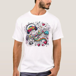 MIJN Hersenen op Muziek -Voel de Beat T-shirt