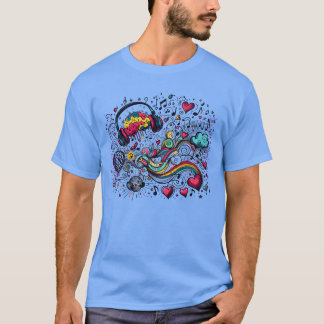 MIJN HERSENEN op Muziek Voel het Ritme grappig T-shirt