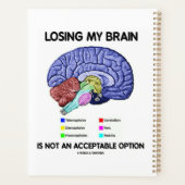 Mijn hersenen verliezen is geen aanvaardbare optie planner (Achterkant)