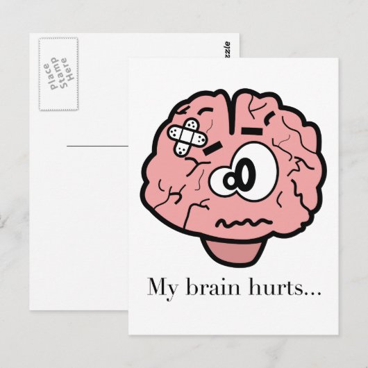 Mijn hersenhutten briefkaart (Voorkant / Achterkant)